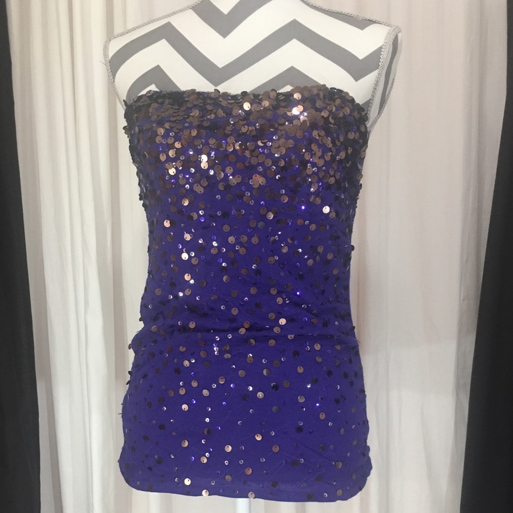 Sequined tubetop